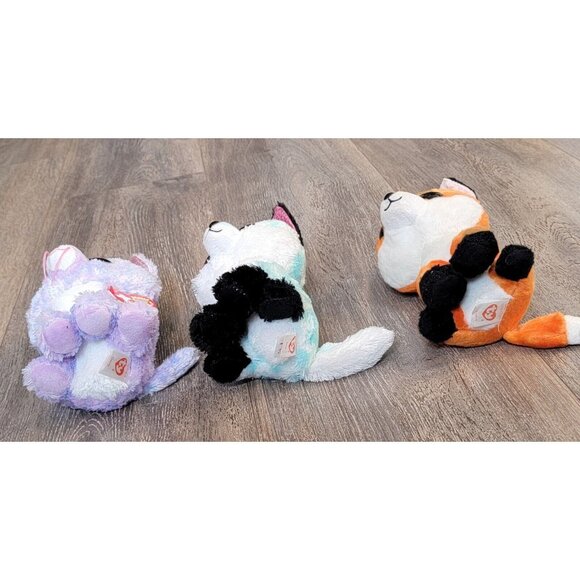 Ty Beanie Boos Lot Of 3 Cassidy Atlas Meadow Plush Stuffed Animal Toy - Picture 6 of 10